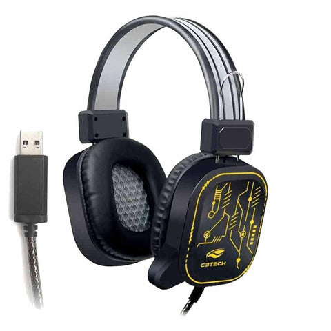 Fone Com Microfone Game USB Crane PH-G320BKV2 C3Tech