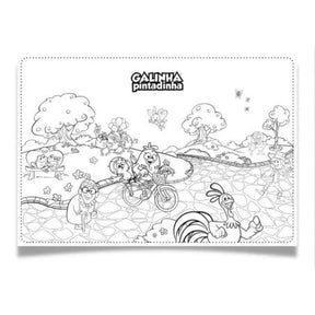 Livro Poster De Colorir Meu Livrão Galinha Pintadinha