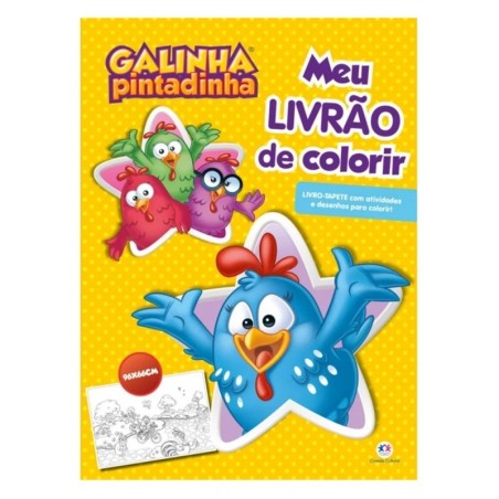 Livro Poster De Colorir Meu Livrão Galinha Pintadinha