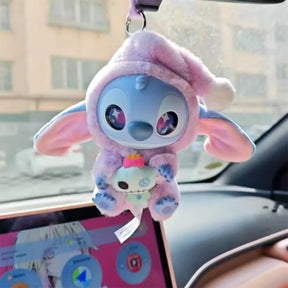 Lafufu Stitch Boneco Chaveiro 14cm Pelúcia Monstrinho