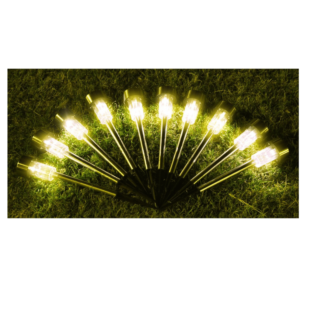 Luminária de Led Solar Para Jardim Á Prova  D' Água