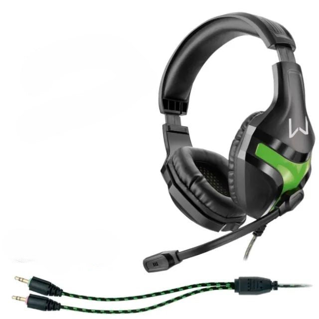 Headset Gamer Warrior Harve PH298 - Com Microfone - Conector P2 - Verde