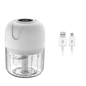 Mini Trituradoras Processador Elétrico de Alimentos Portátil com 3 Lâminas