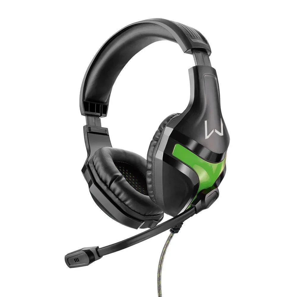 Headset Gamer Warrior Harve PH298 - Com Microfone - Conector P2 - Verde