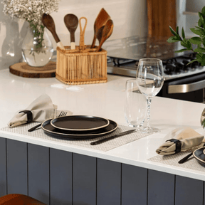 Jogo 4 Guardanapos Home Liso Areia