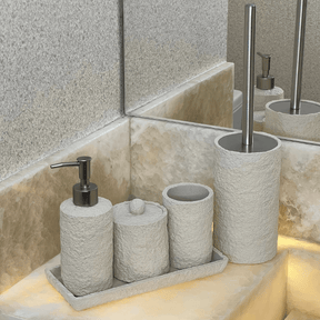 Bandeja em Polirresina Retangular Branca 24,5cm