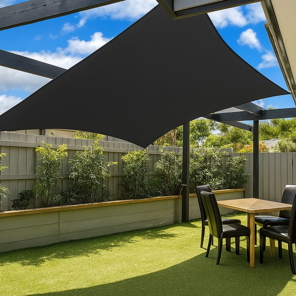 Toldo Portátil Impermeável Flexível e Resistente Com Proteção UV + Kit de Cordas
