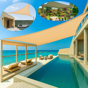 Toldo Portátil Impermeável Flexível e Resistente Com Proteção UV + Kit de Cordas