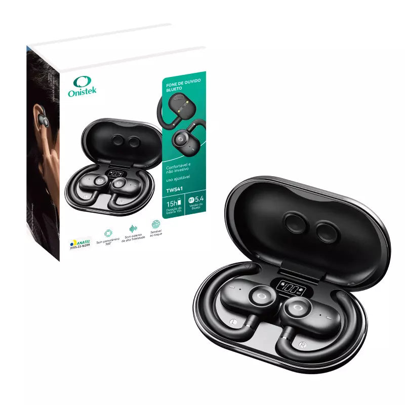 FONE DE OUVIDO BLUETOOTH COM ALÇA ONISTEK ONTWS41